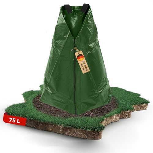 NOOR Bewässerungssack FROGBAG - 75 L Bewässerungsbeutel (10 Stück) | robuster Wassersack 90x52x84 cm - Baumbeutel aus reißfestem PE-Gewebe 200 g/m² - langzeit Tröpfchenbewässerung für Bäume