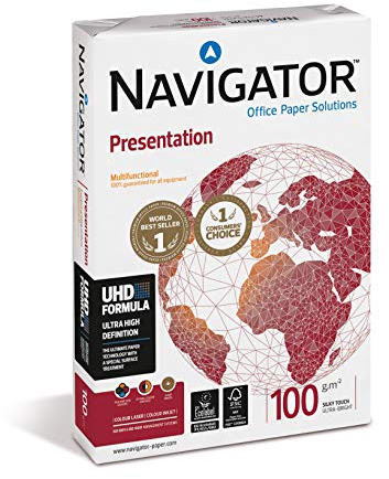 Navigator 1280pn Presentation Papier, A3, 100 g/qm, 500, 4 Stück