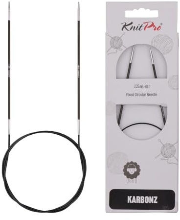 KnitPro Karbonz Rundstricknadel 16 (40cm) | 2,25mm