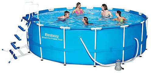 Bestway - Piscina con Struttura in Acciaio, Steel PRO, 366 x 122 cm