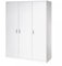 Schardt 06 493 02 00 Kleiderschrank mit 3 Türen, Classic White