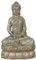 Biscottini Statue von Buddha in Harz Budda deko Figur Finish Gold Antik L36 x PR29 X H60 cm | Buddha Figur groß | Buddha Figur | Buddah dekofigur groß