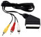 BIYM 2pcs 1.8m AV Câble Péritel Audio Vidéo Câble TV Compatible avec Consoles