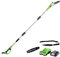 Greenworks Tools 2000107UA Potatore Telescopico con 2 Ah Batterie e Caricabatterie, 24 V, Verde, 20 cm (8) + Guida 20 cm (8) per Motosega, 29497