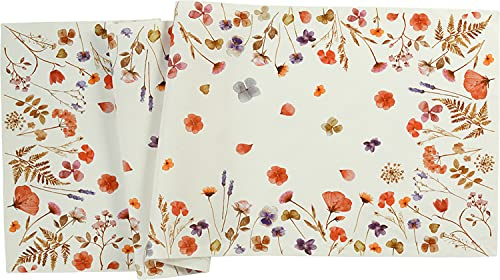 Sander 'Suzanne' Mitteldecke Tischläufer, Verschiedene Größen, Tabasco, Größe:Tischläufer 50 x 140 cm