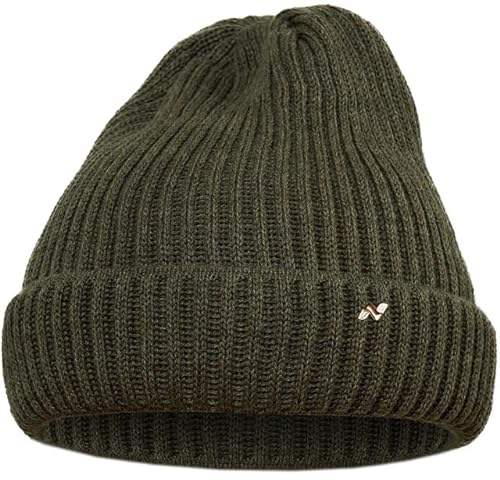 NYTTED® Merino Mütze - Made in Germany - 100% feinste Merinowolle - Wollmütze für Herbst & Winter - Unisex - Beanie für Damen & Herren - Warme Wintermütze - Merino Beanie