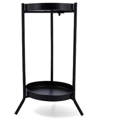 Vinthera Soporte Para Dos Macetas En Acero 26x51cm Mdf Incluye Instrucciones Fácil Montaje