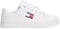 Tommy Hilfiger Flatform Sneaker Mujer Logo Low Top, Blanco (White), 39