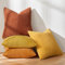 MIULEE 4er Set Kordsamt Kissenbezüge Kissenbezug Dekorative Kissenhülle Moderne Sofakissen Kissen Zierkissen Couchkissen für Sofa Dekokissen Wohnzimmer Schlafzimmer 40x40 cm Orange Serie