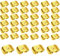 ZKGYUS 40 Pezzi/20 Paia Chiusura Sicura Dell'Orecchio di Ricambio in Oro 14k per Orecchini Creazione di Gioielli (6×4,5mm)