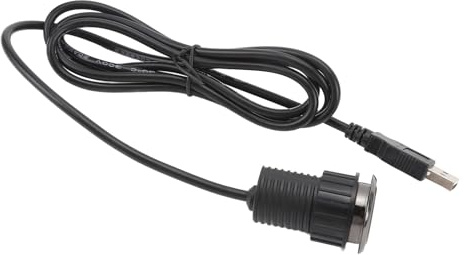Einbau Steckdosenleiste mit 2 USB Ladeanschlüssen, Steckdose für den Tisch, Kleine, Versteckte Steckdosenleiste für die Unterputzmontage, Runde Steckdose für die Steckdose Im