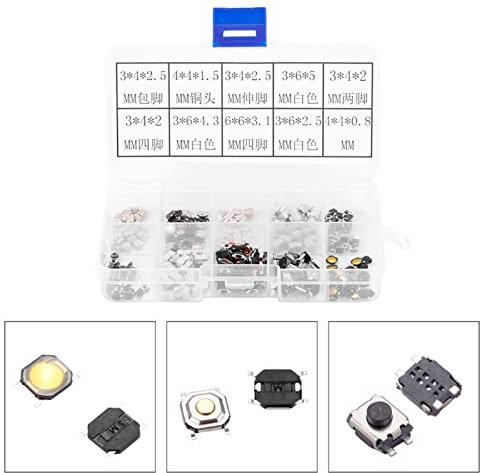 Micro-interrupteur de Démarrage à Bouton-poussoir de Voiture, Boutons de Commutation à Bouton-poussoir Tactile, pour Fournitures de Réparation de Voiture de Serrurier, clé de