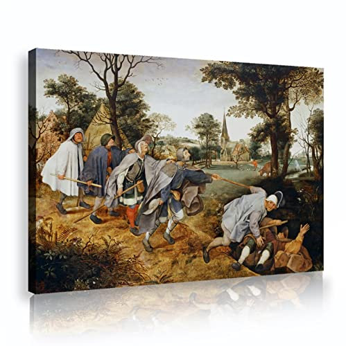 Via Vela Vintage Leinwanddrucke Die Jalousie Führen Die Blinden 1568 Berühmte Gemälde Wandkunst Bereit Zum Aufhängen Für Schlafzimmer Küche Wohnkultur 30x45cm Innenrahmen