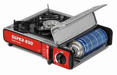 FYSHOP | KIT Supervivencia | Pack Supervivencia | Kit Apagon | Kit Emergencia | Hornillo cocina portatil con 4 cartuchos de gas y linterna Led de regalo