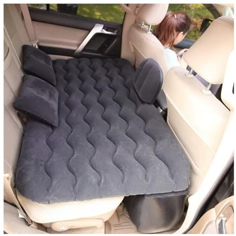 TVVXIO Luftmatratze, für VW T5 T6 Multivan/MK6 Auto Matratze Kombi, Aufblasbare Auto Matratze Autobett mit Luftpumpe, Auto Bett,A