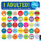 I Adulted! 2018-2019 16-Month Wall Calendar: Stickers for Grown-Ups