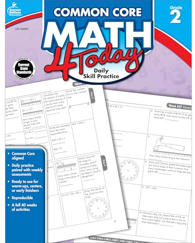 Common Core Math 4 Today, Grade 2: Daily Skill Practice Volume 5 (Common Core 4 Today)