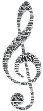 Music: Notenheft, Notenpapier, Notenblätter | 120 Seiten, DIN A4 | Form eines Notizbuch, Notizblock, Notebook, Journal | Deine Musik, dein Instrument, deine Leidenschaft