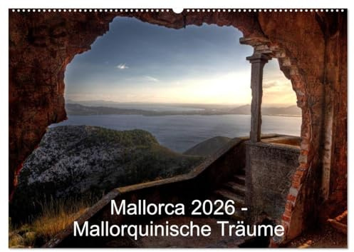 Mallorca 2026 - Mallorquinische Träume (Wandkalender 2026 DIN A2 quer), CALVENDO Monatskalender: Wundervolle und traumhafte Bilder von Mallorca in tollen Farben. (CALVENDO Orte)