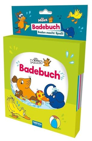 TRÖTSCH - Die Maus Badebuch : Spiel und Spaß für Kinder ab 3 Monaten: Kinderbuch Badebuch Spielbuch Entdeckerbuch