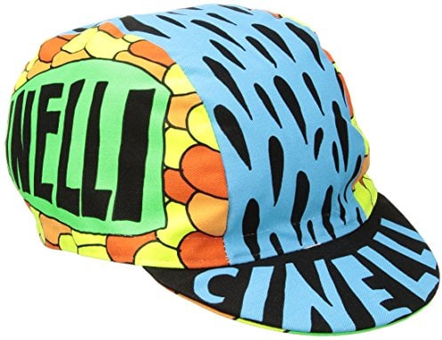 Cinelli Erwachsene Unisex Radsportler Biker Cap Poseidon Polyester Baumwolle