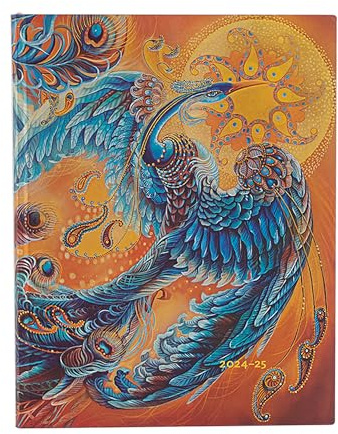 Skybird (Birds of Happiness) Ultra 18-month Vertical Softcover Flexi Dayplanner 2025 (Elastic Band Closure) (Bird of Happiness)