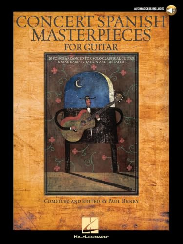 Concert Spanish Masterpieces for Guitar (Book/Online Audio Access)