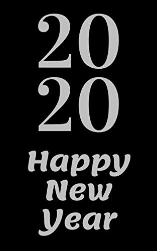 Happy New Year Notebook: Lined White Paper