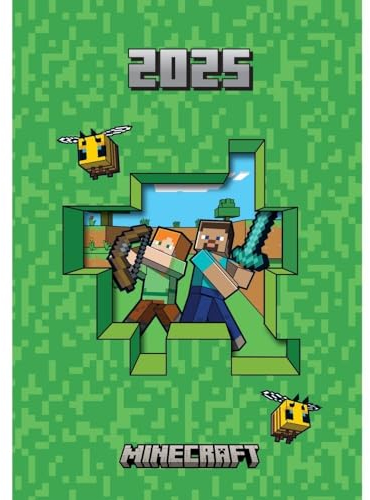 Minecraft – A5-Tischkalender 2025: Original Danilo-Kalender [Mehrsprachig] [Kalender] (Desk Diary)