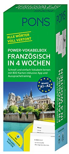 PONS Power-Vokabelbox Französisch - Schnell und einfach Vokabeln lernen mit 800 Karten inklusive App und Aussprachetraining