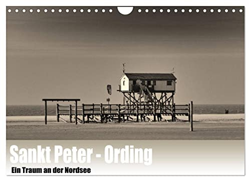 Sankt Peter-Ording. Ein Traum an der Nordsee (Wandkalender 2026 DIN A4 quer), CALVENDO Monatskalender: Sankt Peter-Ording in Sephia (CALVENDO Orte)