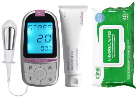 TensCare iTouch Sure – Pelvic Muscle Trainer, Helps Strengthen the Pelvic Floor and Improve Incontinence. With Lubricant Gel to Enhance Stimulation and Probe Wipes for Device Cleaning