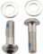 Sram Unisex Bracket Bolts-titainium T25 17mm (2 Pcs)-flat Caliper Brake Mounting Hardwear, Black, UK