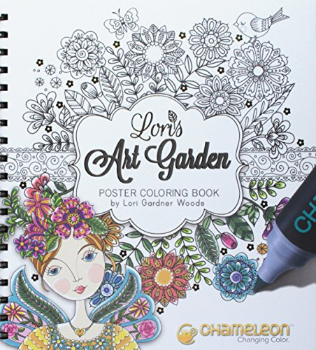 Lori's Art Garden: Poster Coloring Book