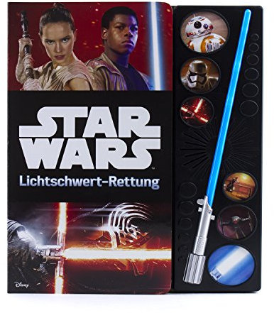 Star Wars Lichtschwert-Rettung - Soundbuch, Pappbilderbuch mit 7 Geräuschen