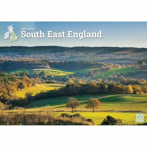 South East England A4 Calendar 2026, Wall Calendars, Month To View, Gift