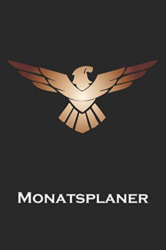 Monatsplaner: Monatsplaner, Termin-Kalender | Geschenk-Idee für Adler Fans | A5 | 120 Seiten