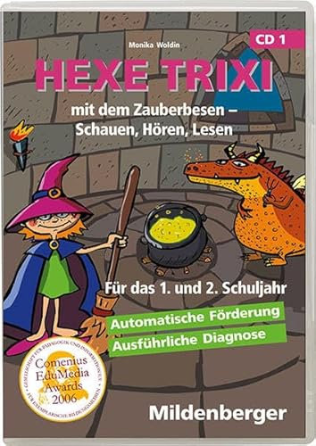 Hexe Trixi mit dem Zauberbesen CD-ROM für Windows 95/98/2000/Me/XP. Schauen, Hören, Lesen. 1. und 2. Schuljahr (Lernmaterialien), Basicversion Einzellizenz