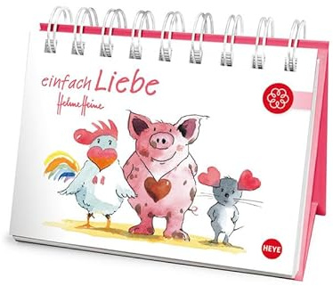 Helme Heine Einfach Liebe Mini-Geschenkbuch: Aufstellbuch