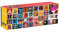 Galison Mudpuppy- Needlepoint A to Z 1000 Piece Panoramic Puzzle, 9780735365308