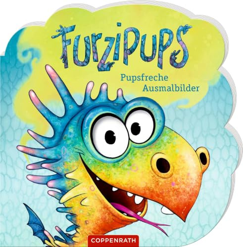 Pupsfreche Ausmalbilder: (Furzipups): Formgestanztes Malbuch für Jungs und Mädchen ab 3 Jahren