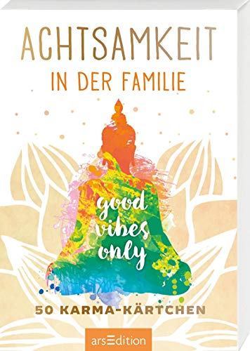 Achtsamkeit in der Familie: 50 Karma-Kärtchen | Kartenbox mit inspirierenden Ideen für ein achtsames und entspanntes Leben mit Kindern (Achtsamkeitskärtchen)