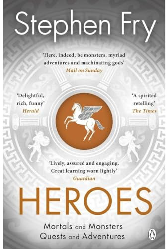 Stephen Fry Greek Myths Series 2 Books Collection Set (Mythos, Heroes)