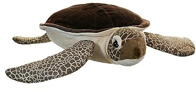 Wild Republic 17381 19332 Jumbo Plüsch Schildkröte, großes Kuscheltier, Plüschtier, Cuddlekins, 76 cm