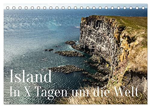 Island - In X Tagen um die Welt (Tischkalender 2026 DIN A5 quer), CALVENDO Monatskalender: Kommen sie mit nach Island und lassen Sie sich von dieser ... und Vulkane beeindrucken. (CALVENDO Orte)