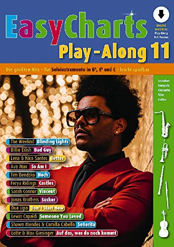 Easy Charts Play-Along: Die größten Hits spielerisch leicht gesetzt. C/Eb/Bb-Instrument.