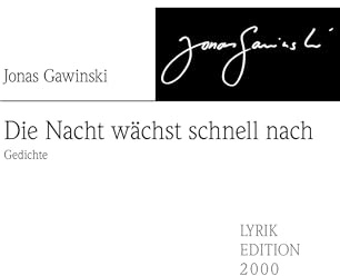 BROTHER Die Nacht wächst schnell nach: Gedichte