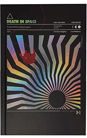 Free League Publishing Death in Space RPG - Hardcover Book - Future Space Role Playing Game, Multicolor