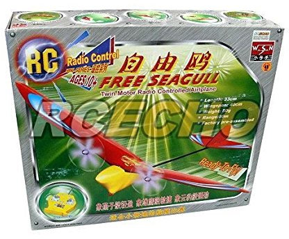 RCECHO® WSN Model Aircraft Free Seagull Twin Motor Radio Controlled Airplane 06108 EA530 174; Full Version Apps Edition
