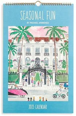 Michael Storrings 2025 Wall Calendar